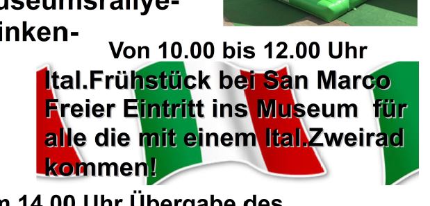 Italienisches Frühstück für Vespafahrer